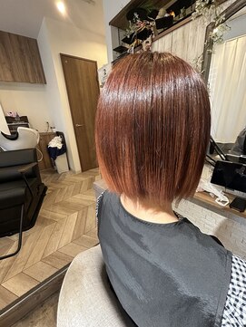 ドゥーアンジヘアー(dou-Ange hair) オレンジベージュ