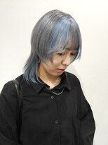 ノル 栄矢場町(nol)&nbsp;ウルフ×カチューシャインナー(水色/青色/シルバー/グレー/寒色)