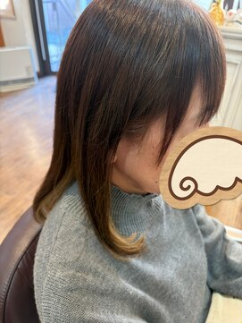 ヘアーメイク スロー(Hair make Slow) 前髪ストレート/インナーカラー