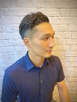 グレイスフルバーバー 赤坂見附店&nbsp;ナチュラルフェード×ロッドパーマスタイル