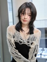 エムスラッシュ ストリートマーケット スマートサロン センター北(M.SLASH) ダークアッシュ/シャギーカット/ハイレイヤーウルフ/センター北