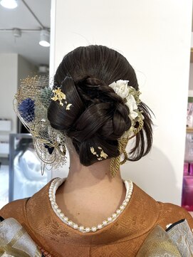 カペリベラ CapelliBella 香里園店 成人式ヘア/卒業式ヘア/カチモリ／リボンアレンジ