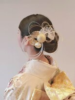 ディティール(DTEEL) 振袖ヘア◯タイトシニヨン