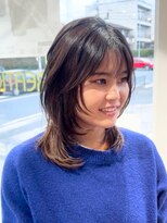 OX CREATION 深草 オックスクリエーション ハッシュレイヤー/レイヤー/ミディアム/20代30代40代