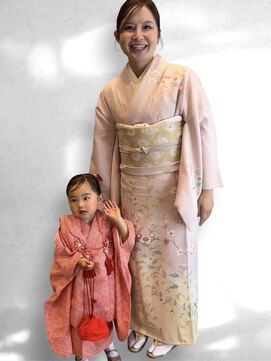 ハウス(HAUS.) 横浜駅七五三訪問着着付け