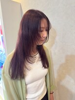 アンビ(ambi)&nbsp;髪質改善改善ストレート×レッドカラー