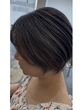 ボンドヘアステージ 良福寺店(BOND hair stage) 透明感たっぷりのダークグレーカラー