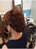 お上品アップスタイルアレンジ【ヘアアレンジ　立川　浴衣】