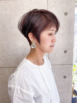 ア セカンド 清藤美容室第弐號(a sekand) [a sekand]シンプルショートボブスタイル