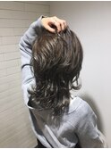 【EIGHT溝の口】お客様スタイル_デザインカラー切りっぱなしボブ