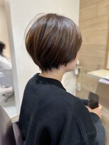 ヘアーリゾート ルアーナ(hair resort LUANA)&nbsp;小顔効果　首が3センチ長く見える大人かわいいショートボブ