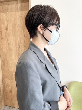 アノネ(anone) マッシュショート×髪質改善カラー