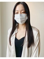 ハル(HAL)&nbsp;透明感ダークブラウン×ストレート