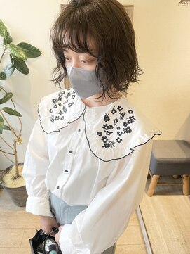 メルト 吉祥寺(melt) 20代30代切りっぱなしボブパーマくせ毛風パーマ大人可愛い