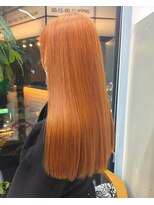 ゲーム 下北沢(GAME)&nbsp;ダブルカラーオレンジベージュカラーケアブリーチ韓国ハイトーン