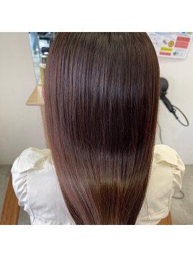 イオエ 岡本(ioe) 髪質改善/チェリーブラウン/モード/ダークアッシュ/イメチェン