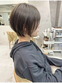 前髪/マチルダボブ/ピンクベージュ/インナーグレージュ/表参道