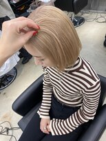 ペレ 栄店(PELE)&nbsp;黒髪/グレーベージュ/レイヤーロング/ブリーチ/栄/名駅