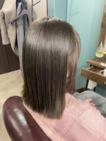 ルポ(Repos)&nbsp;外はねボブ◇オリーブベージュ