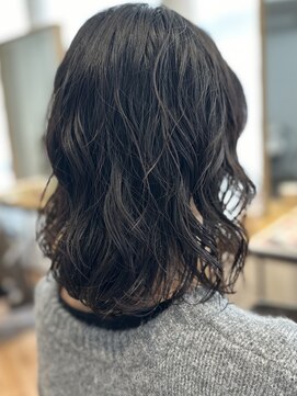アピッシュ(apish 並木通り) 取れない!伸ばしかけロブパーマ♪