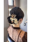 シニヨンアレンジ