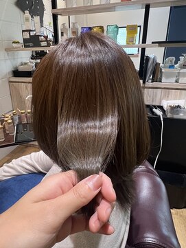 チアー ヘアリラクゼーション(cheer HAIRRELAXATION) ミディアムレイヤー+髪質改善トリートメント