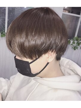 アクティブ 西新井店(Active) 抜け感ベージュ+刈り上げマッシュ