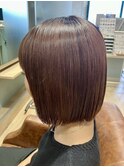 切りっぱなしボブ