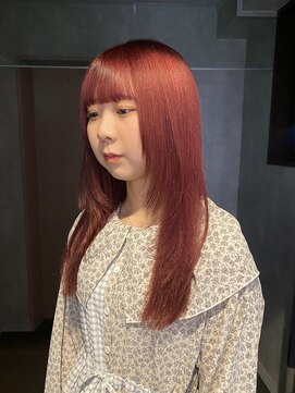 ヨーク(YOKE) 【YOKE】ピンクベージュ/カシスピンク/レイヤー/ワイドバング