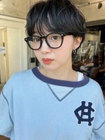 エムクランメイクス 原宿 表参道(m.clan MAKE'S)&nbsp;ショートパーマ 黒髪ショート ショートヘア マッシュショート