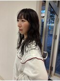 【大川華】dark tone × perm