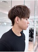ニュアンスパーマ韓国マッシュスペインカール_F0504