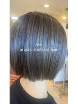 アッシュ アーティスティック スタジオ オブ ヘア(Ash artistic studio of hair) ボブ×ベージュ