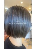 ボブ×ベージュ