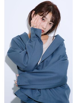 大人かわいいボブスタイル【田中郁矢】