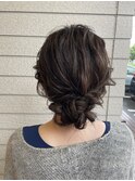シニヨンヘアセット