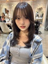 ロンド エスポワール 錦糸町(Lond espoir)&nbsp;◯くびれヘア/アプリコットオレンジ/ハイライトカラー前髪錦糸町