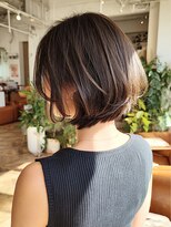 クレビア 名古屋(CreBiA)&nbsp;ショートボブ/髪質改善/透明感カラー/ナチュラルブラウン