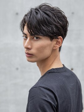 シティ(CITY) 小久保styleフェザーパーマフェザーショートグレーエンドカラー