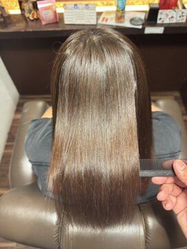 アンツ サザンリゾート 茅ヶ崎店(ANT'S Southern Resort) くびれヘア/アプリコットオレンジ/夏のヘアアレンジ