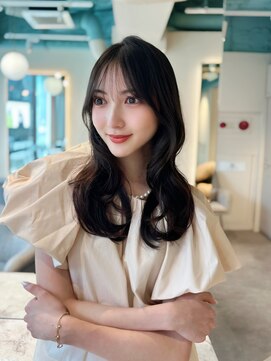 アリスバイアフロート 自由が丘(ALICe by AFLOAT) レイヤー/シースルーバング/地毛風カラー【自由が丘】