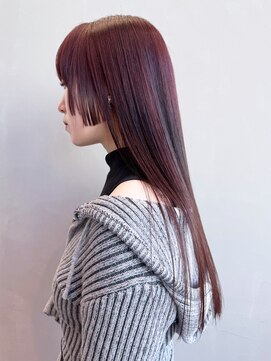 シオン(shion) 顔周りレイヤー韓国ヘア美髪ロング_ba545874