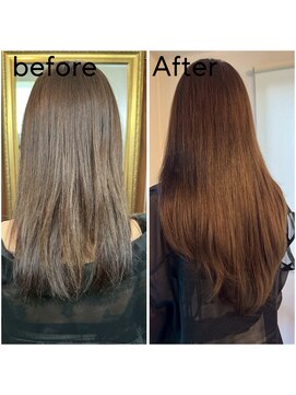 エクステンション キュー(extension Q) プルエクステ/ダイヤモンド毛質52cm(長さおへそ位)80本