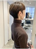 ベリーショート/マッシュショート/ハイライト/小顔/銀座