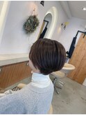 ハンドブローでまとまるショートスタイル♪