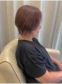レイヤーボブ★ピンクベージュ