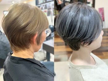 ヴィスト バイ レボ(VIST by REVO)の写真/白髪は気になるけど赤みや暗くなるのは避けたい方。話題の白髪ぼかしハイライトが得意【新松戸/ショート】