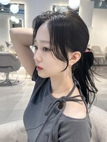 マインバイアフロートギンザ(MYNE by AFLOAT GINZA)&nbsp;韓国ヘア/くびれヘア/後れ毛/アッシュ/サイドバング