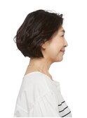 50代・60代の方に！ふんわり軽やか上品カジュアルボブ