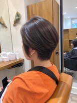 オレンジポップ 妙典店(ORANGE POP)&nbsp;イメチェン/ピンクベージュ/アンブレラカラー/前髪/ショート